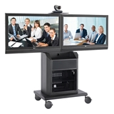 Avteq RPS-800L - TV-presentation stand for dual plasmas or LCD screens