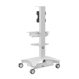 Avteq TMP-200 - Telemedicine stand with mount for single display up to 32 inch