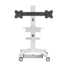 Avteq TMP-DUAL-MOUNT - Dual display mount for the TMP telemedicine carts