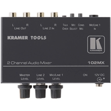 Kramer 102MX - 2–Channel Audio Mixer