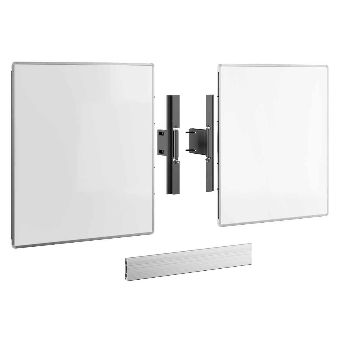 Vogels RISE A218 - 2x86" whiteboards set with adjustable hinges for a RISE floor-wall solution