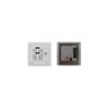 RC-63DLN(W) 6-Button Room Controller with Digital Volume Control & LCD Group Labels, White, Colour: White