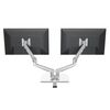4385505202 Elevate Dual Monitor Arm 52 - 3-8 kg, gas spring, silver, Length: 100, Colour: Silver, Load Capacity: 2x3 to 8kg, 2 image