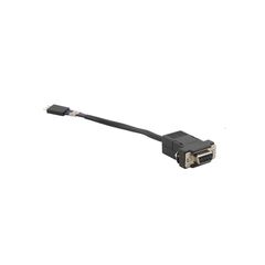 C-D9F/3PM-0.6 9-Pin D-Sub to 3-Pin Adapter Cable, 0.2m, Black