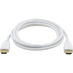 C-MHM/MHM(W)-1 Flexible High Speed HDMI Cable with Ethernet, 0.3m, White, Length: 0.3