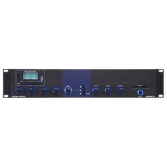 PA ATMP160XL 160W Class D 19" Rack Mount Combo amplifier with source player