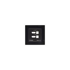 WP-211T EU PANEL SET Frame and Faceplate Set, Black, For WP-211T EU Wall Plate
