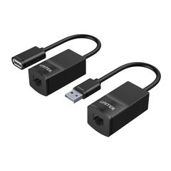 Y-UE01001 USB Extender Over CAT5/CAT5e, Black, USB Type-A