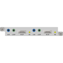 DB-HMX2-E-IC-4KDP2 2-channel 4K DisplayPort input card for the HMX2-E series hybrid matrix switch