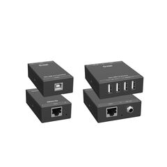 iTrans USB2-TR50 USB 2.0 Extender Kit, USB 2.0 480Mbps, 50m, Black