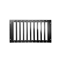 ZUHD60RACK Zeevee 6U Rack Mount Chassis, Upto 10 ZyPerUHD60 Encoders/Decoders, 48.3x26.6x14 cm, Black