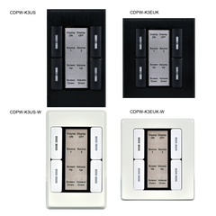CDPW-K3US 8 Button Control Keypad with IP, Colour: Black, Control Interface Type: 8xLED Button