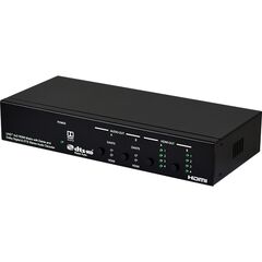 CPLUS-V4H2HP-DTDA UHD+ 4x2 HDMI Matrix with Dante and Dolby Digital & DTS Stereo Audio Decoder
