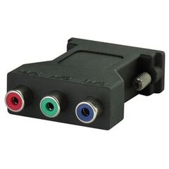 ZDR2042 YPbPr/YUV - DVI Male to 3-RCA Female Adapter, Black
