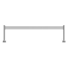436-FXKIT2 Toolbar System, one rail, for table 1800 mm, incl. two poles