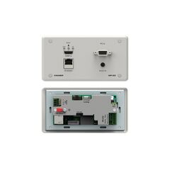 WP-20/EU(W)-86 Active Wall Plate - HDMI & Computer Graphics with Ethernet, Bidirectional RS-232 & Stereo Audio HDBaseT Transmitter, Colour: White, Version: EU 86