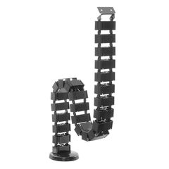 HASPBL Height-Adjustable Cable Spine, Black, Colour: Black