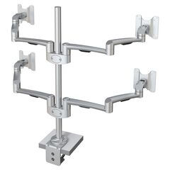 4181502902 Hold Advanced Monitor Arm 29 - Multi monitor arm system, 4x4 kg, silver, Colour: Silver