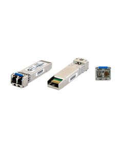 SFP1-SM-D Transceiver, 2 Strand Duplex Fiber Optic LC (PC/UPC) Connector, Silver, Single Mode