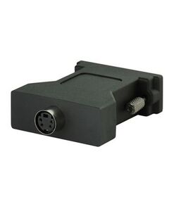 ZDS2046 DVI Male to 4-PIN Mini-DIN Female Adapter, Black, YC (S-Video)