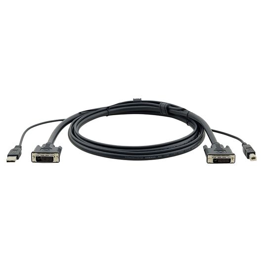 C-KVM/2-6 KVM Cable DVI-D Dual-Link and USB, 1.8 m, Black