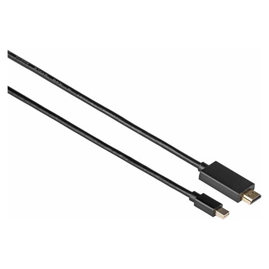 C-MDP/HM(B)-15 Mini DisplayPort to HDMI Cable, 4.6 m, Black, Length: 4.6