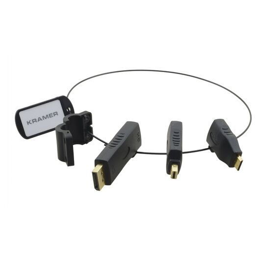 AD-RING-3 Included Adapters: DisplayPort (M) to HDMI (F); 1-Mini DisplayPort (M) to HDMI (F); Mini HDMI type-C (M) to HDMI (F)