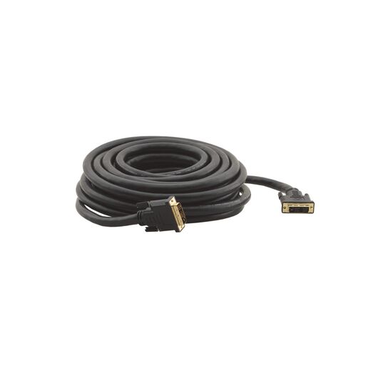 C-DM/DM/XL-3 DVI Single Link Copper Cable, 0.9 m, Black, Length: 0.9