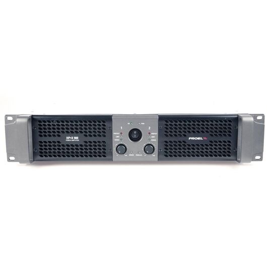 HPX900 Stereo power amplifier 2 x 450W at  2 ohm with selectable LPN filter, 3 image