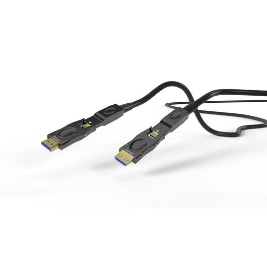 HFOC-300D-15 8K/120 HDMI 2.1 active hybrid cable (male-male) with detachable connectors, 15 m, Length: 15, 2 image