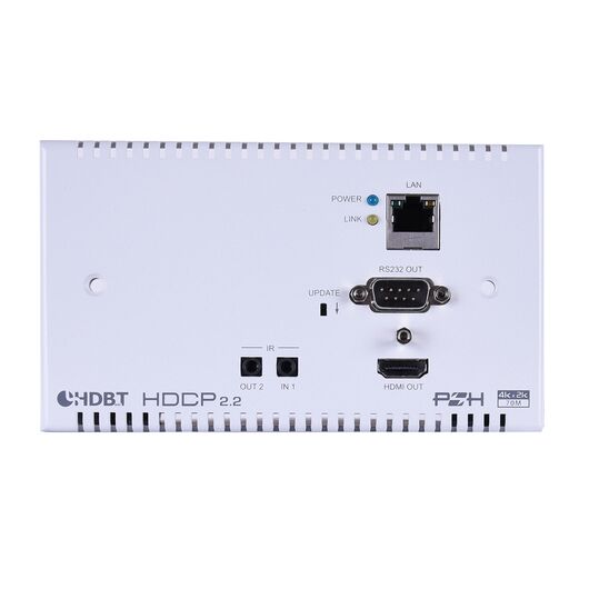 CH-1527RXWPUK HDMI Over Cat5e/6/7 Wall-Plate Extender, 4 image
