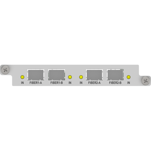 DB-HMX2-E-IC-4KOPTS2 2-channel 4K Fiber input card for the HMX2-E series hybrid matrix switch