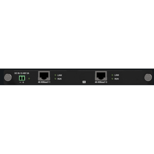 DB-VWC2-M4-IC-4KHDBT2 2-channel HDBT 4K input card for the VWC2-M4 series Full HD video wall controller