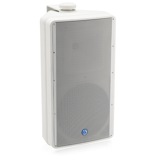 SM82TEN-WH 8in 2-Way All Weather Speaker, White, with 60W 70V/100V Transformer, Colour: White