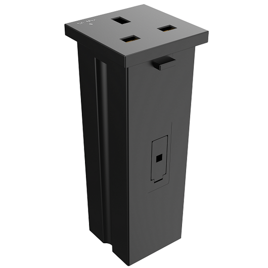 MP-GB(B) Black United Kingdom power socket, 2 image
