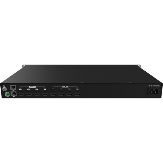 DB-VWC2-B-4H4H-PV B series 4x HDMI input, 4x HDMI output video wall controller, with bulit-in preview, 3 image