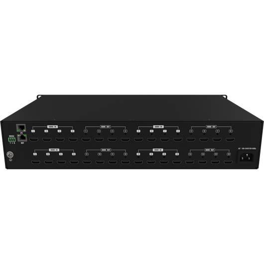 DB-VWC2-B-12H12H-PV B series 12x HDMI input, 12x HDMI output video wall controller, with bulit-in preview, 3 image