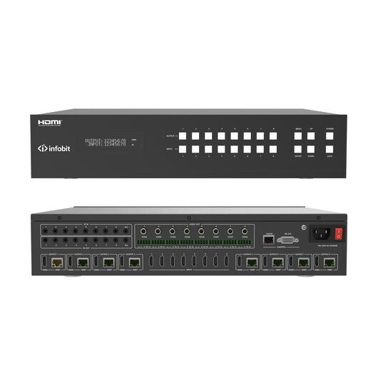 iMatrix H88H150 Matrix Switcher, 8x8, 4K60 HDMI with 150m HDBaseT, 2 image