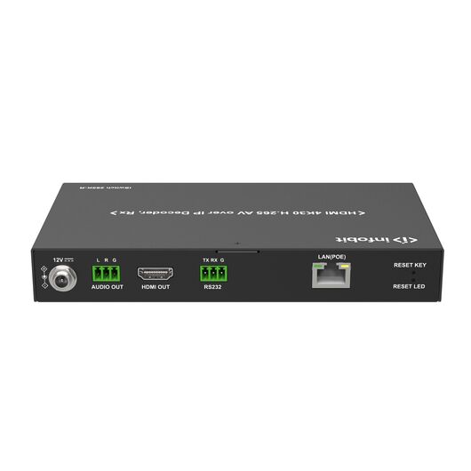 iSwitch 265K-R AV over IP Decoder, Zero configure HDMI 4K30 H.265, Rx, 2 image