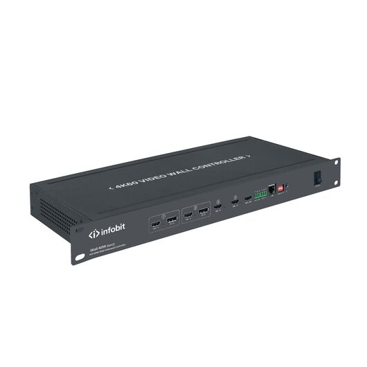 iWall 409R (Gen2) 4K60 HDMI Video Wall Controller, 4x HDMI IN, 2x DP IN,  9x HDMI OUT, Seamless, flexible layers, 3 image