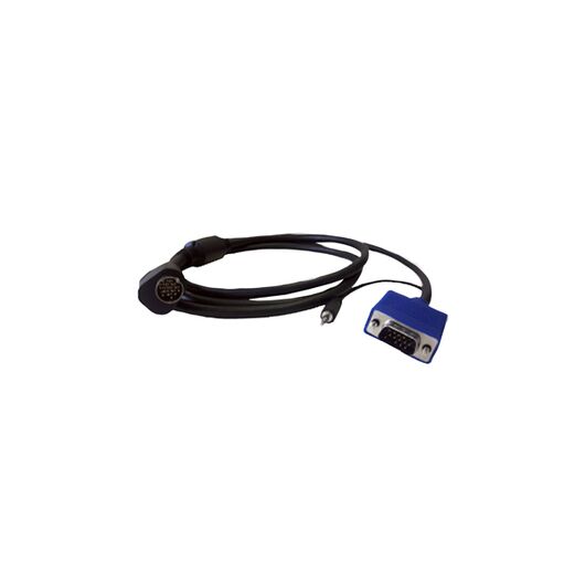 ZV710-6 Zeevee Hydra DIN to VGA Cable, AV 13P Male to VGA + Audio Plug, 1.8m, Black