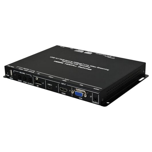 CDPS-P313RTX UHD 4x1 Multi-input to HDBaseT Live Video Streaming Transmitter with Recording