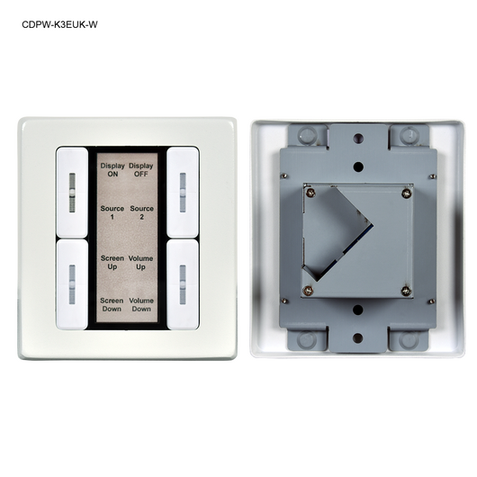 CDPW-K3EUK-W 8-Button Control Keypad(EU/UK,White), Colour: White, Control Interface Type: 8xLED Button, 2 image