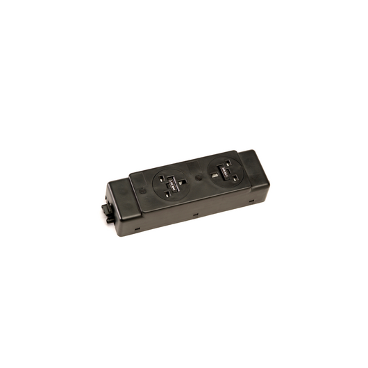 2M60F3A6 PMK Series Power Module with 3xSchuko Socket/3 Pole Connector, 2 image