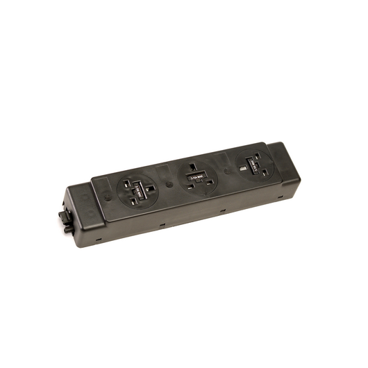 2M60F4A6 PMK Series Power Module with 4xSchuko Socket/3 Pole Connector, 3 image