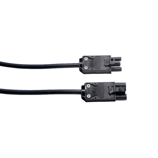 CL1MB Connector Lead, Black, Male 3-Pole to Female 3-Pole, 1m, Length: 1