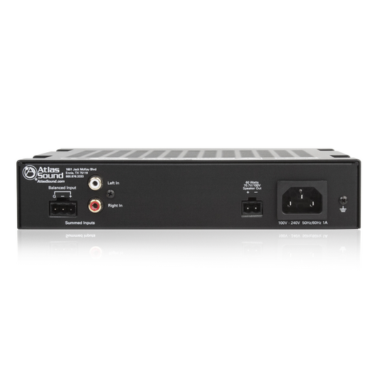 PA60G Single Channel, 60-Watt Power Amplifier with Global Power Supply, 2 image