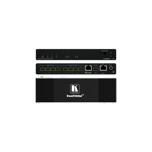 FC-404NETXL 4x4 Audio and Dante Mixer