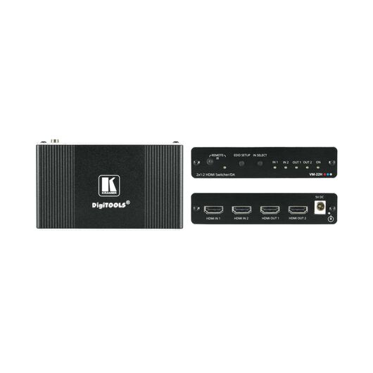 VM-22H 2x1:2 HDMI Distribution Amplifier