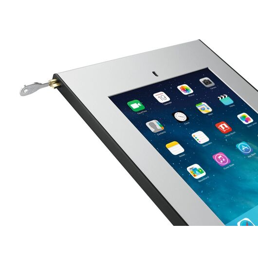 PTS 1227 Tablet Holder, Silver, 29.8x21.6x1.6cm, For iPad Pro 10.5 (2018)/iPad Air 10.5 (2019), Accessible Button, 2 image